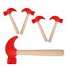 HOOTNEE 5pcs Wooden Hammer for Montessori Fine Motor Skill Development Safe Simulation Hammering Play Tools Enhances Hand Eye Coordination view 1