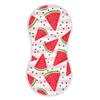 xigua Slices of Watermelon Muslin Baby Burp Cloths Set of 4, Super Soft & Absorbent Burping Rags, Cotton Burp Clothes Shower Gift for Newborn, Baby Girls and Boys view 1