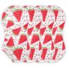 xigua Slices of Watermelon Muslin Baby Burp Cloths Set of 4, Super Soft & Absorbent Burping Rags, Cotton Burp Clothes Shower Gift for Newborn, Baby Girls and Boys view 3