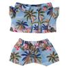 niannyyhouse 10cm-15cm Plush Doll Clothes Shirt Pants Swimsuit Set Compatible with 17cm Labubu Doll (Light Blue) view 1