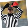ibasenice 1 Set Football Referee Flag Penalty Flag Bean Bag Lightweight Portable Accessories for Youth Football Games Durable Construction for Use view 4
