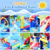 10-in-1 Inflatable Water Park Combo - Giant Slide, Bounce House with Splash Pool, Water Guns & Climbing Wall, Dual Pools,Soccer for Backyard view 4
