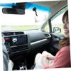 Alipis Reflective Glare Wide Angle Rearview Mirror Rectangle Shape Suction Cup Design for Safe Driving Durable Construction for Cars and Suvs view 4