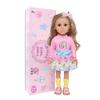Ecore Fun 18 Inch Girl Doll with Clothes Accessories, Fashion Doll with Styling Brown Hair, Unicorn Hair Clip, Phone, Bag, Outfit & Shoes, Gift Ready for Birthday & Pretend Play view 2