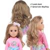 Ecore Fun 18 Inch Girl Doll with Clothes Accessories, Fashion Doll with Styling Brown Hair, Unicorn Hair Clip, Phone, Bag, Outfit & Shoes, Gift Ready for Birthday & Pretend Play view 4