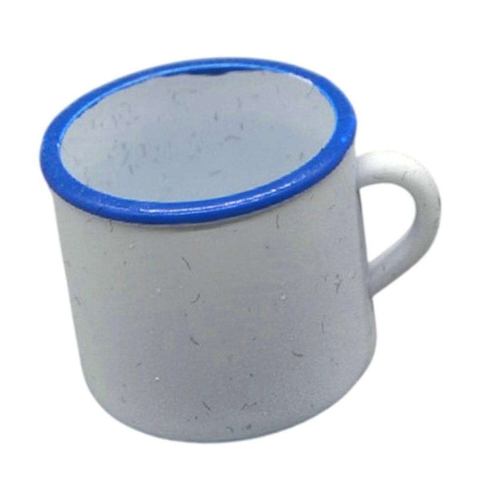 1/6 Scale Metal Miniature Cup for 12 Inch Action Figures - Realistic Doll Accessory