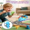 Inspireyes Dinosaur Kids Walkie Talkies 2 Pack, Toys for Boys Girls Age 3 to 5 7, 48H Playtime, Fun for Home or Yard, T-Rex Rechargeable Gift Birthday Christmas Camping Toddlers view 2