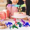 TJYZGXQ 6pcs 3D Printed Dinosaur Skeletons, T-Rex Fidget Toys,3D Printed Dragon Animals Toys,Dragon Toy Kids Girl,Dinosaur Toys for Kids 5-7 Desk Gifts view 4