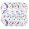 xigua Watercolor Wildflowers Muslin Baby Burp Cloths Set of 2, Super Soft & Absorbent Burping Rags, Cotton Burp Clothes Shower Gift for Newborn, Baby Girls and Boys view 3