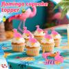 200Pcs Witch Cupcake Liners and 24 PCS Flamingo Cupcake Toppers view 3