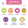 Clever Fox Montessori Busy Board for Toddlers  20+ Learning Activities Baby Book  Sensory Fine Motor Toys for Kids 2, 3 Year Old Boy & Girl  Sensory Learning Board for Travel, Plane, Gifts (Pink) view 3