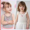 Girls Colorful Butterfly Jewelry Set - Toddler Butterfly Necklace Girls Pretend Plasy Toy Jewelry Box Set with Bead Necklace, Bracelet and Ring - Play Accessories - Ages 3+ Girl Birthday Gifts-Style 2 view 4