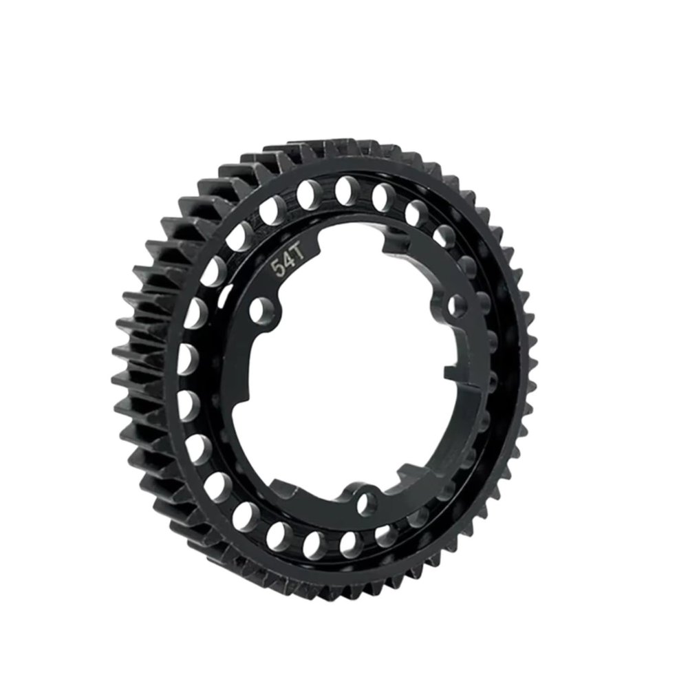 RC Car Accessories for E-Revo 2.0 for Vxl for Maxx for Traxxas 1/5 for X-Maxx 1/7 XO-1 1/10 Steel 46T 50T 52T 54T Spur Gear 1.0M 6447 6449 RC Car Upgrade Parts(54T)