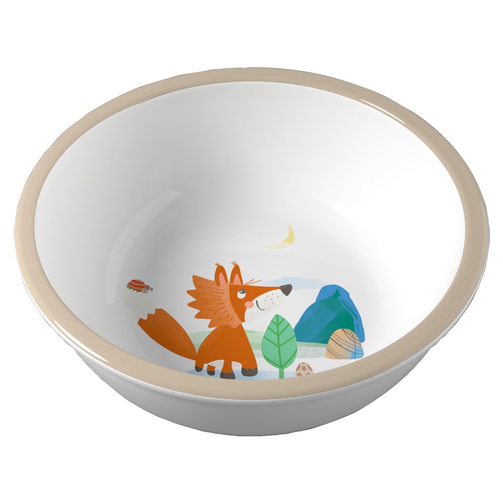HABA 2012440003 Children's Bowl made of practical melamine, non-slip, dishwasher-safe, from 12 months