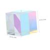 LIFKOME 3pcs Cube Kaleidoscope Optic Prism Glass RGB Dispersion Cube for Physics Education view 3