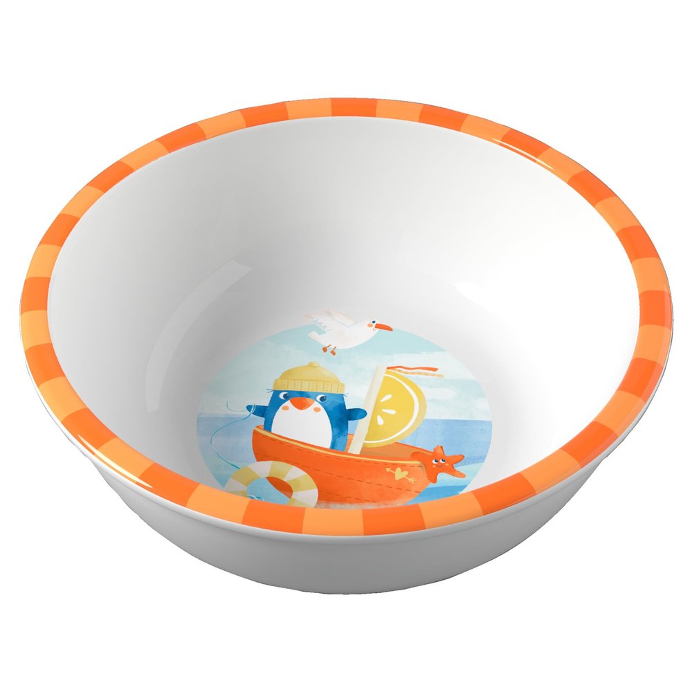 HABA 2012440001 Children's Bowl made of practical melamine, non-slip, dishwasher-safe, from 12 months