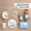 HABA 2012440001 Children's Bowl made of practical melamine, non-slip, dishwasher-safe, from 12 months view 4