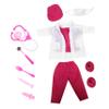 Abaodam 1Set Doll Dress Up Doctor Outfit Miniature Medical Uniform with Accessories for Imaginative Play and Role Playing Fun for Interactive Learning and Social Skills view 1