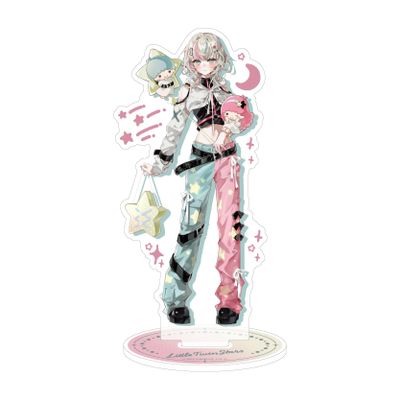 Aratera x Sanrio Characters 02 Little Twin Stars [Collaboration Illustration] Acrylic Stand