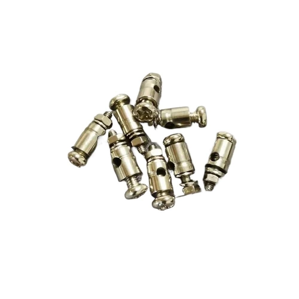10pcs Compatible Model Airplane RC Pushrod Connectors Linkage Stoppers D1.3/1.8/2.1mm Parts Replacement(D1.8MM 10PCS)