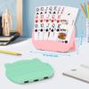 Card Holders for Playing Cards, 2 Pack Playing Card Holder for Kids Adults and Seniors, Hands Free Card Game Holder for Arthritis Little Hands,Poker Parties Travel Family Game Nights (Green & Pink) view 2