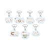 A3 Cinnamoroll 01 [Official Illustration] Mejirushi Charm 7 Piece Box view 1