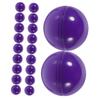 PRETYZOOM 20pcs Colorful Raffle Balls Lightweight Plastic Capsules for Party Games Candy Storage and Team Activities Fun and Vibrant Event Props view 1
