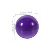 PRETYZOOM 20pcs Colorful Raffle Balls Lightweight Plastic Capsules for Party Games Candy Storage and Team Activities Fun and Vibrant Event Props view 2