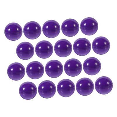 Alipis 20pcs Openable Hollow Plastic Balls Colorful Game Props for Raffle Drawings Party Activities and Team Events Portable Fun Supplies