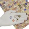150 pcs, Dollhouse Flooring, 1:12 Scale Doll House Tiles, Miniature Checkerboard Floor, REDUCIO! (Yellow and Blue) view 1