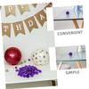 STOBAZA 20pcs Shiny Raffle Balls Plastic Hollow Pong Balls for Games Party Building Activities view 3