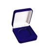 DYNWAVE Challenge Coin Box Scratch Resistance Fit 60mm Sizes Show Protection Velvet Coins Presentation Display Case for Jewelry Gifts, Blue view 2