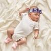 GGNKDL Purple Oil Painting Butterfly printing Baby bow headband, elastic headband, soft hair accessories suitable for newborns, children, toddlers and girls view 4