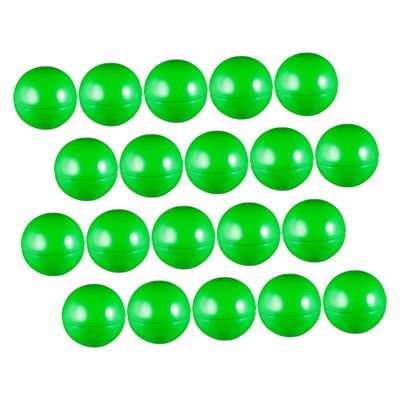MAGICLULU 20Pcs Openable Raffle Balls Hollow Plastic Capsules for Party Games Team Events Activities Colorful Vending Props for Indoor Outdoor Fun