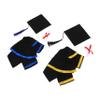 BESPORTBLE 2Sets Graduation Doll Outfit Bear Dress Up Accessory Caps Gowns and Certificates for Graduation Party Decorations and Celebrations view 1