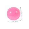 Parliky 20pcs Colorful Hollow Raffle Balls Interactive Bingo Activity Balls for Group Games Parties and Vending Machines Lightweight Plastic Party Supplies view 2