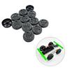 12PCS Model Toy Car Wheel Plastic Car Wheel with 2mm Dia Shaft Axles for RC Car Truck Robot DIY Model Toy Building Parts (Style 1) view 3