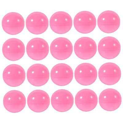 BRIGHTFUFU 20pcs Openable Plastic Game Capsules Colorful Raffle Balls for Party Activities Classroom Rewards and Diy Prize Displays Engaging Team Building Props