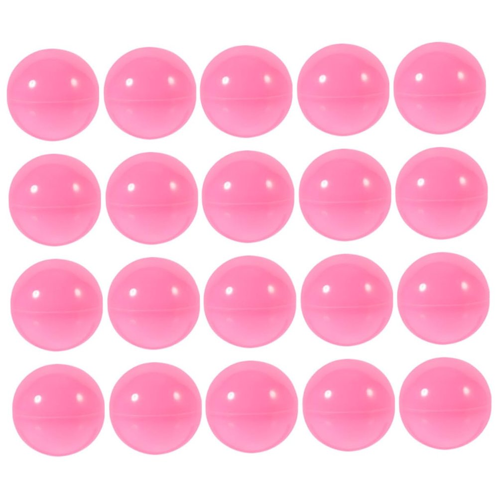 BRIGHTFUFU 20pcs Openable Plastic Game Capsules Colorful Raffle Balls for Party Activities Classroom Rewards and Diy Prize Displays Engaging Team Building Props