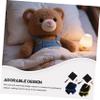 KICHOUSE 2Sets Graduation Bear Doll Costume with Replaceable Hats Collars Dress Up Set for Graduates for Graduation Parties Celebrations view 3