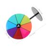 ABOOFAN Colorful Acrylic Spinning Prize Wheel Heavy Duty Tabletop Roulette with Dry Erase Surface for Party Supplies Events Trade Shows and Carnival Activities view 2
