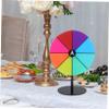 ABOOFAN Colorful Acrylic Spinning Prize Wheel Heavy Duty Tabletop Roulette with Dry Erase Surface for Party Supplies Events Trade Shows and Carnival Activities view 4