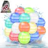15 PCS Reusable Water Balloons for Kids Self Sealing Refillable Silicone Water Balloons Quick Fill Water Balls Toys Splash Ball Water Bomb Outdoor Summer Toys Pool Beach Games for Kids Boys Girls view 1