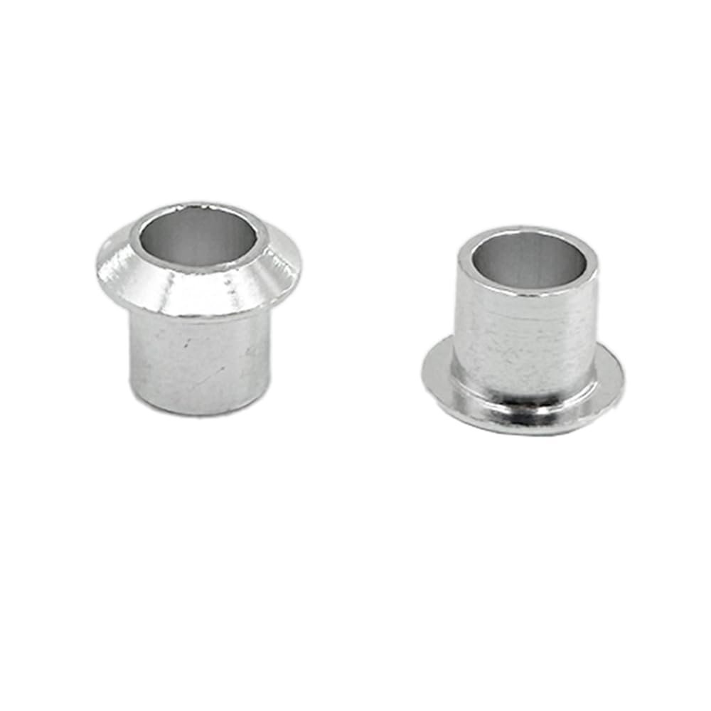 Gracilaria 2PCS RC Boat Water Cooling Sleeve Cover Aluminum Alloy Tube Cover for RC Boat Ship DIY Model Toy Water Cooling Parts (4x7mm Silver)