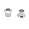 Gracilaria 2PCS RC Boat Water Cooling Sleeve Cover Aluminum Alloy Tube Cover for RC Boat Ship DIY Model Toy Water Cooling Parts (4x7mm Silver) view 1