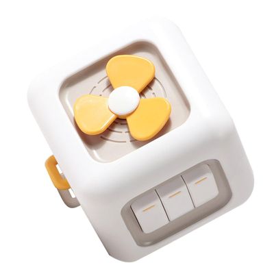 Yardwe Educational Busy Board for Fun Cube Sensory Activity Promotes Fine Motor Skills Cognitive Development Present for Early Learning Travel