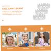 Amosfun 3pcs Boys and Girls Crowns Headbands for Birthday Parties Cosplay Dress up Comfortable Accessories for Boys Girls for Celebrations and Photography view 4