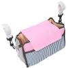 Abaodam Large Capacity Stroller Organizer Bag Storage Bag for Diapers Milk Bottles Portable Hanging Bag with Multiple Pockets for Easy Access for Moms the Go view 1