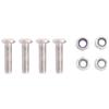 Surf Skate Trucks Alloy 7-Inch Land Surfboard Skateboard Bracket Base Black C7 Bridge Spring Bracket,Silver view 4