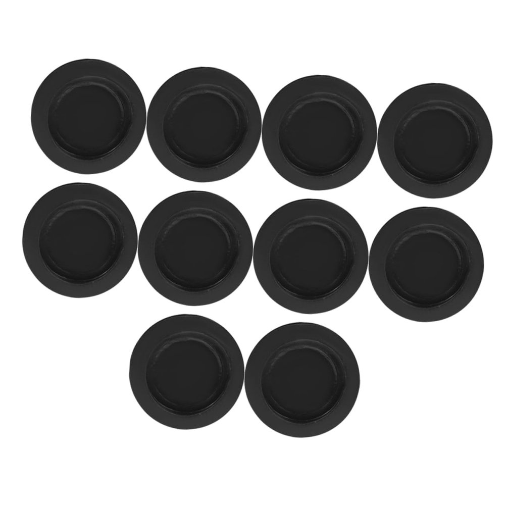 DECHOUS 10pcs Round Rubber Stopper for Piggy Bank Bottom Cover Replacement Compatible Saving Boxes for Boys and Girls Savings Sturdy and Easy to Install